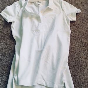 NWOT Am Eagle XS/S white polo